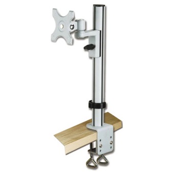 זרוע למסך מחשב שולחנית עם מפרק חיבור מלחציים למסכים במשקל עד 10 קילו גודל 27 אינץ איפון IPPON IPMA73101 Monitor Arm 27 Inch